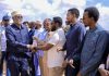 Madaxweyne Axmed Maxamed Islaam u amba baxay magaalada Garowe ee xarunta Puntland