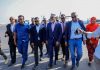 Madaxweynaha Jubaland oo si weyn loogu soo dhaweeyay Muqdisho, kana qeybgalaya shir looga arrinsanayo xaaladda dalka