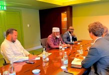 Madaxweynaha Dowladda Jubaland oo la kulmay Safiirka Faransiiska u qaabilsan Soomaaliya iyo Kenya