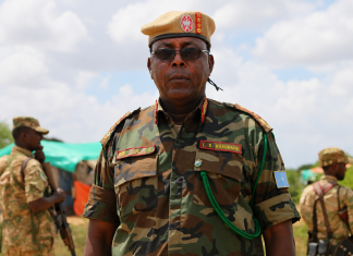 Taliyaha ciidanka daraawiishta Jubbaland oo kormeeray xarumaha ciidanka daraawiishta dowladda Jubbaland ee deegaanka Buula-Xaaji.
