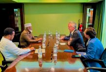 President of Jubaland Holds Talks with German Ambassador on Somalia’s Security, Political Affairs and Development Cooperation