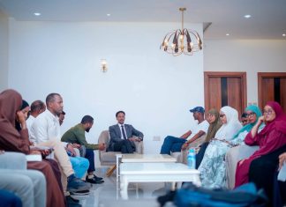 Agaasimayaasha wasaaradaha dhalinyarada Jubbaland, Galmudug iyo Koonfur galbeed oo Kismaayo Shir uga furmay