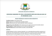 Communiqué Issued Following the Clan Reconciliation efforts in Luuq District